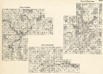 Oneida County - Cassian, Enterprise, Three Lakes, Wisconsin State Atlas 1930c